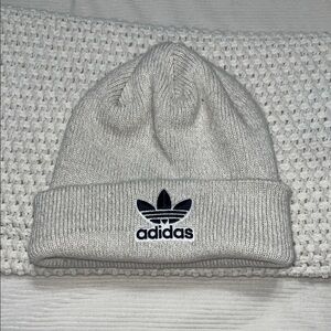 Adidas Light Gray Knit Beanie